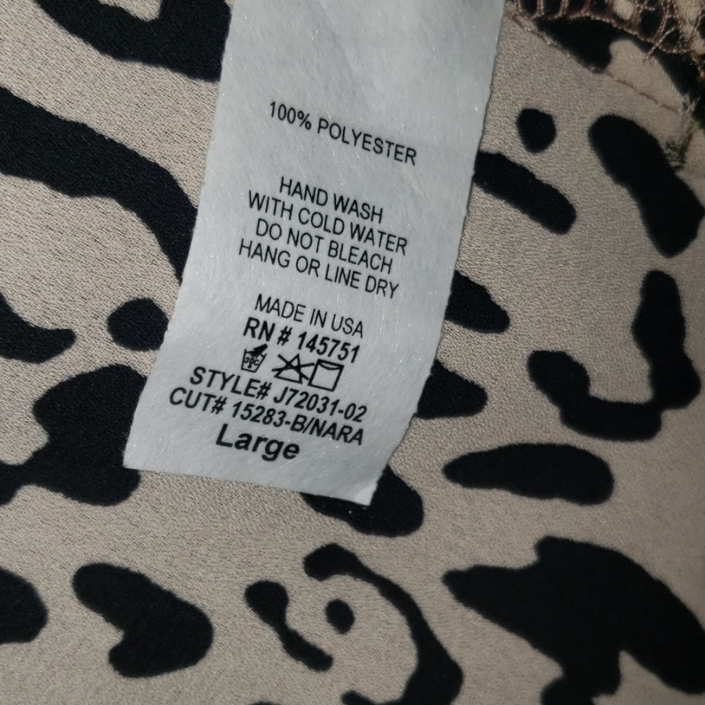 BERRY AND CREAM FULL LENGTH DUSTER SIZE L - Picture 5 of 7